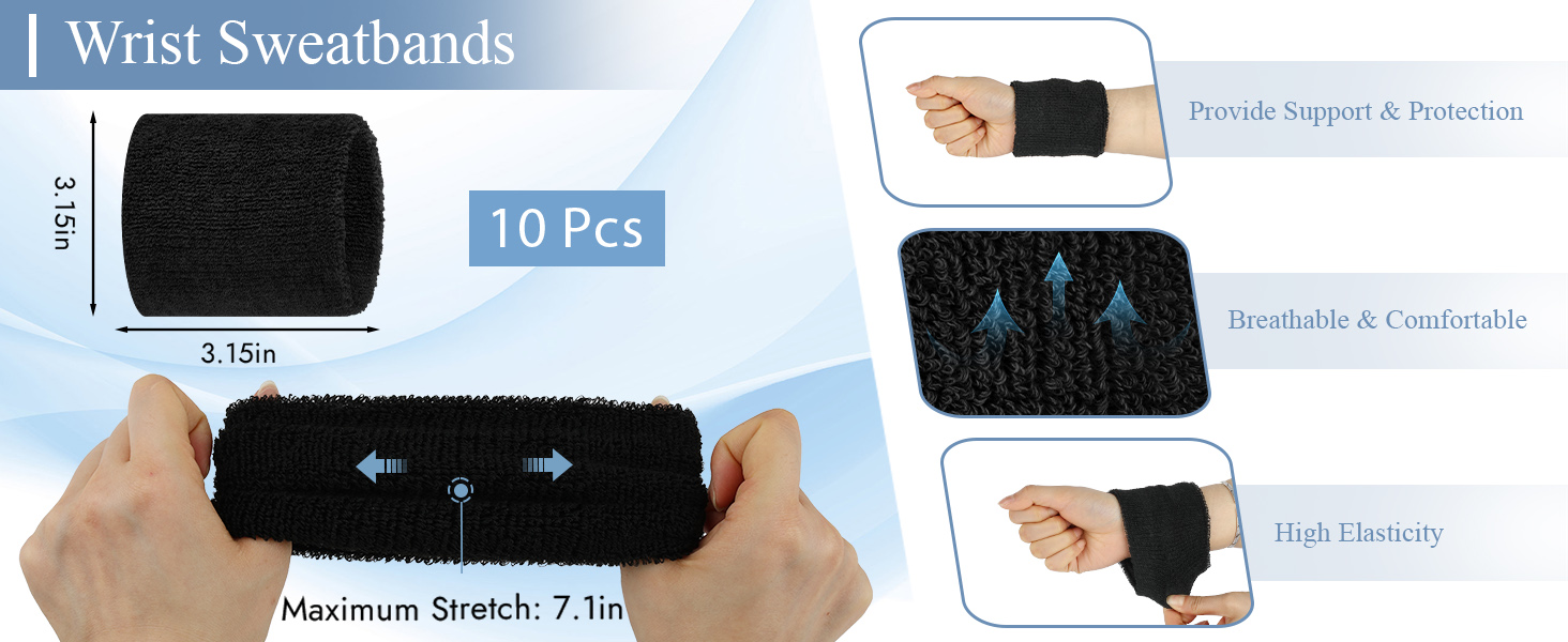 sweat bands wristbands