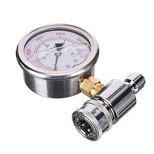 pressure washer pressure gauge