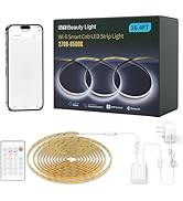 MY BEAUTY LIGHT 24v Smart WiFi Cob Led Strip Lights 16.4ft, 2700K-6500K Color Temperature Changin...