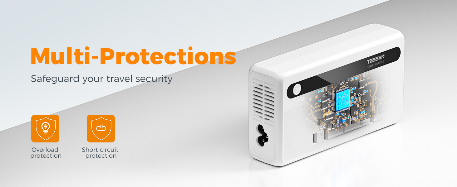 travel adapter and 220v to 110v voltage converter