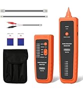 Network Cable Tester, YOWEXA Digital Signal Wire Tracer, RJ45 RJ11, for CAT5/6/POE/STP, Supports ...