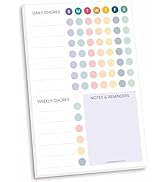 bloom daily planners Magnetic Chore Chart Planning Pad - Daily &amp; Weekly Habit To Do Tracker for A...