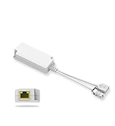 PoE to USB 5V 2.5A with USB Type A Female Port, PoE Splitter 5V IEEE 802.3af Standard Compliant P...
