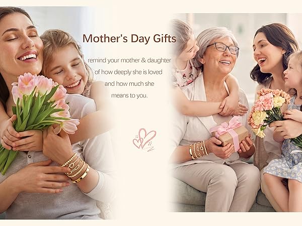 GOLD BRACELET MOTHERS DAY GIFTS
