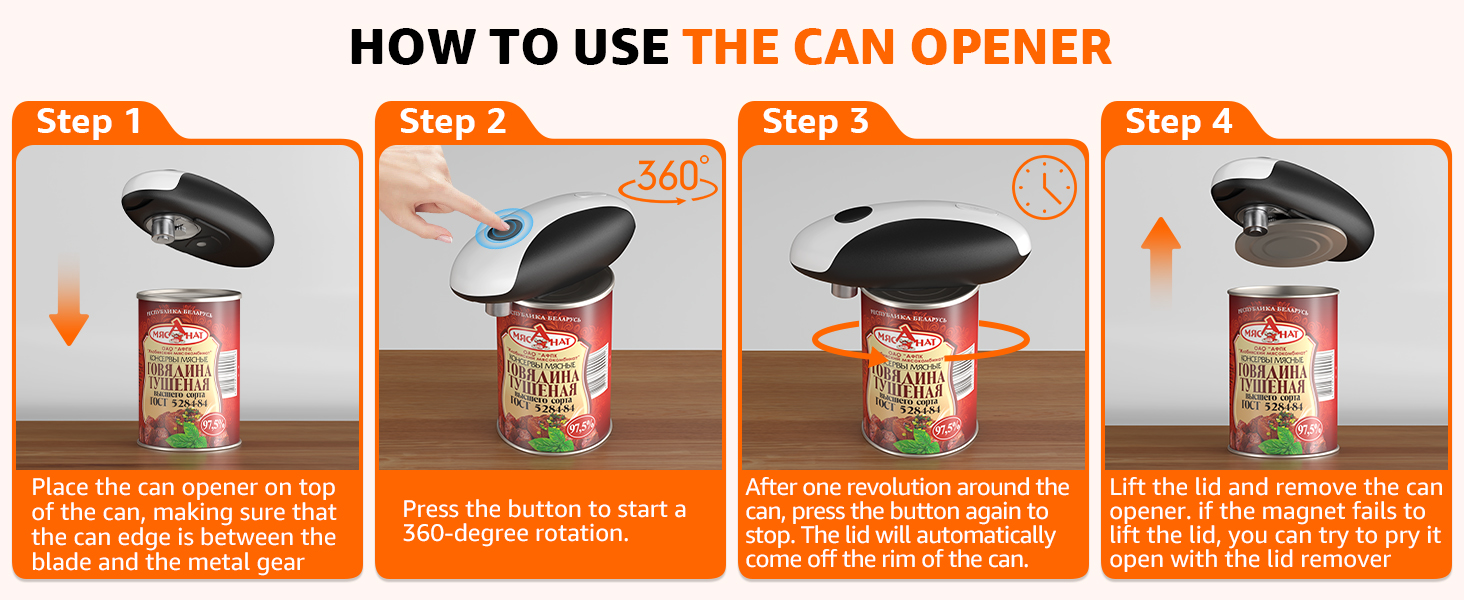automatic can opener can openers electric canner electric can opener for seniors