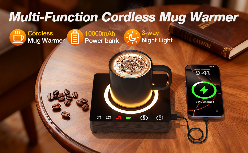 Wireless mug warmer