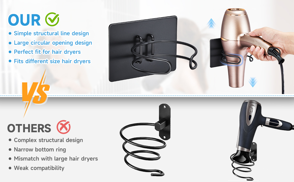 hair dryer holder