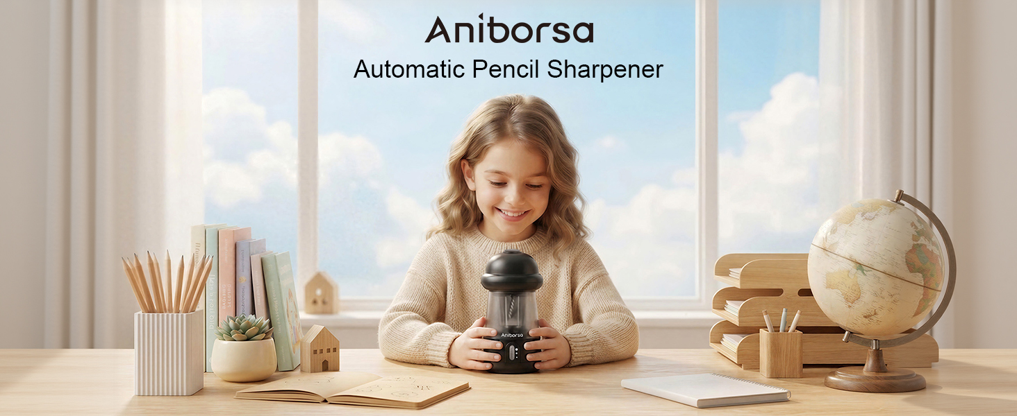 aniborsa fully automatic pencil sharpener