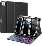 Soke for iPad Pro 13 Inch Case with Keyboard (M4 2024), Magnetic Detachable Wireless Bluetooth &amp; ...