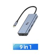 USB C Hub to Dual HDMI Docking Station with Ethernet Port, USB C Adapter Dual Monitor with 2 HDMI...