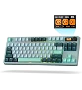 LTC Nimbleback NB841 PRO 75% Wireless Mechanical Keyboard w/Display Screen &amp; Knob, 2.4G/ BT/USB-C...