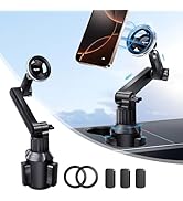 volport for MagSafe Cup Phone Holder: Magnetic Car Cup Mount for Tesla Truck Vehicle SUV - Mag Sa...