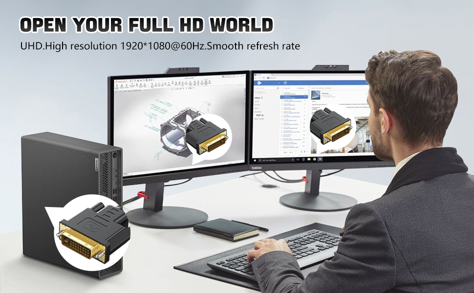 DVI-to-DVI cable
