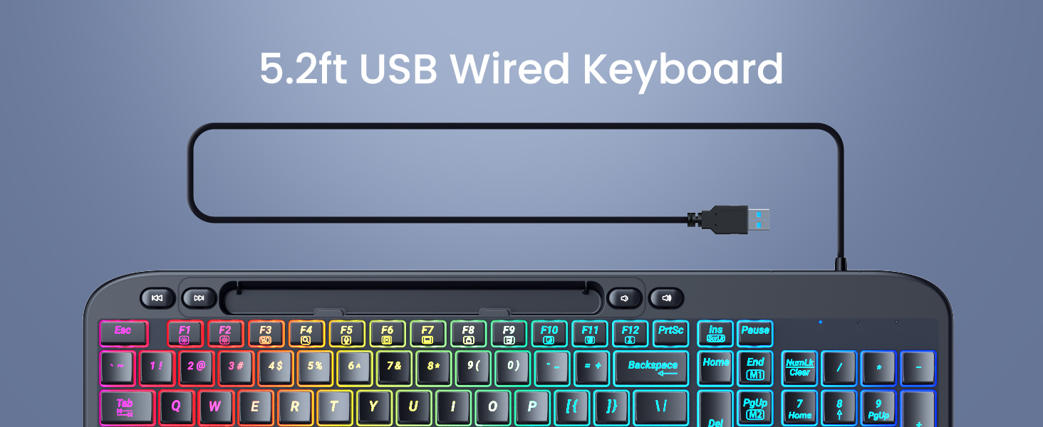 Wired Lighted Keyboard