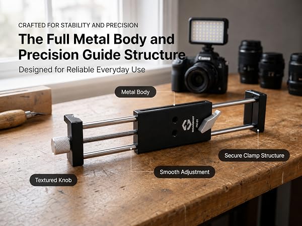 The Full Metal Body and Precision Guide Structure