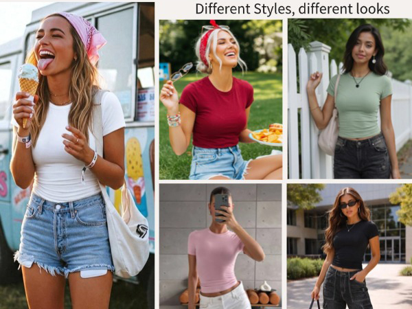 women fitted shirts short sleeve tops summer clothes