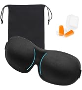 3D Contour Eye mask, Men's and Women's Eye mask, 100% Light Shielding, Soft and Breathable Night ...