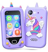 Gocina Kids Phone Toy, Touchscreen Educational Smart Phone with Camera, Game, Music Player, 32GB ...