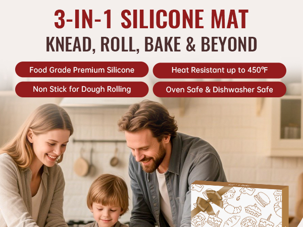 bread mat for kneading mat non stick baking mat silicone mat for baking bread matt for sourdough