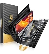 UNBREAKcable for iPhone 16 Screen Protector [Quick-Installation Box] 3-Pack 9H+ Hardness Shatterp...