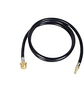 GasSaf 6FT Quick Connect Propane Hose for RV to Grill, 1/4" Quick Disconnect Lp Gas Line Connects...