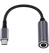 SinLoon PD DC 7.4mm x 5.0mm Female(7.4mm x 0.6mm) Input to USB Type C Male Power Charging Cable, ...