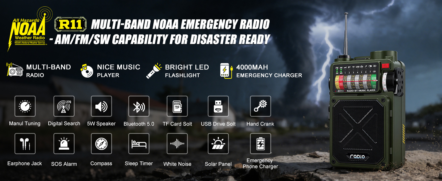 emgykit emergency crank radio