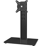 Single LCD Computer Monitor Free-Standing Desk Stand Riser for 13 inch to 32 inch Screen with Swi...