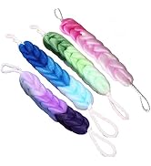 AARainbow 4 Packs Long Stretch Back Sponge with Rope Handles Back Scrubber Body Sponges for Bathi...