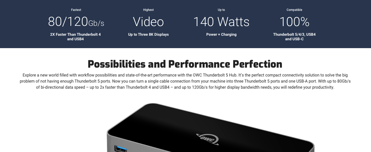 Cable included Hub dock docking station usb usb-a usb-c thunderbolt 3 4 5 three display 4k 8k tablet