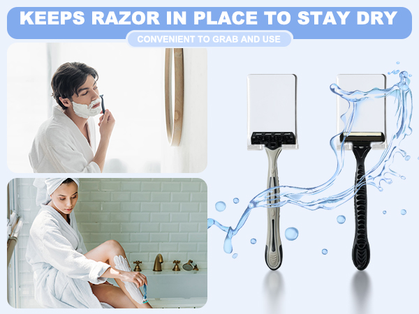 Adhesive Razor Holder