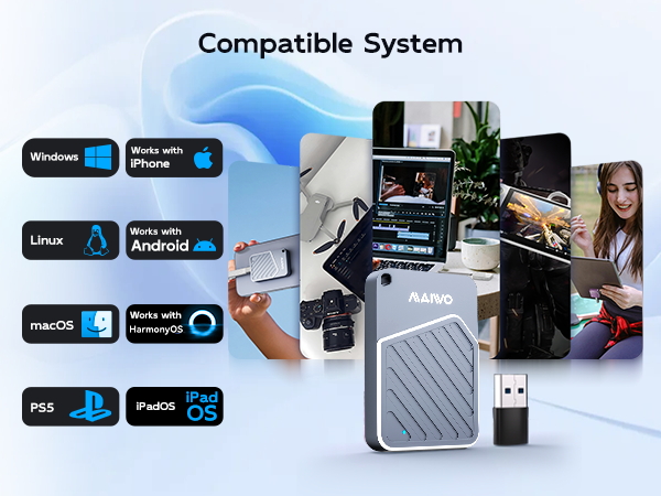 Magnetic NVMe enclosure 10Gbps for 2230 2242