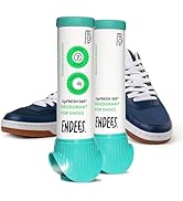 Endees UpFresh 360° Shoe Deodorizer Spray – 2 x 3.38 Fl Oz I Foot Odor Eliminator Shoe Spray for ...