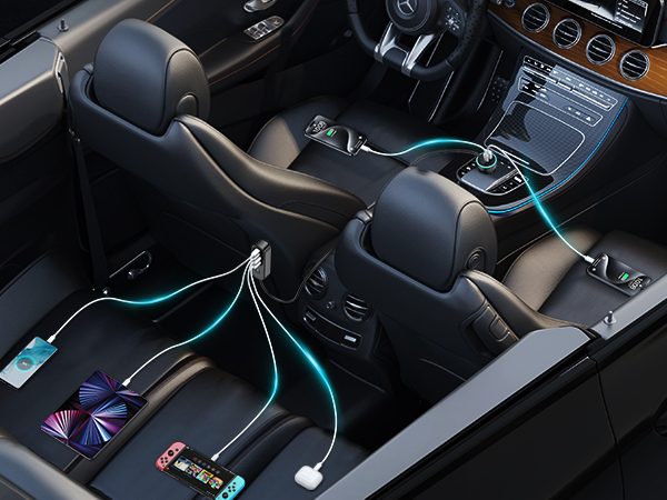 usb c car charger