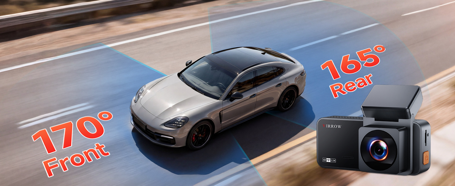 170°+165° Wide Views