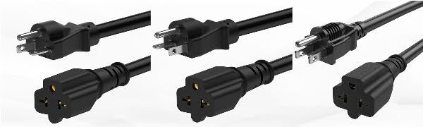 20 amp extension cord 20amp extension cable 20a extension cord 12awg extension power cord Heavy Duty