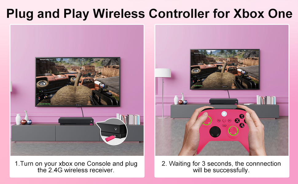 plug and play wireless xbox one controller