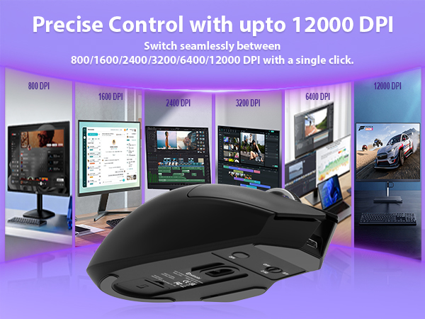 ergonomic wireless mouse rechargeable wireless mouse