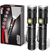 DARKBEAM LED Flashlights Rechargeable USB 2000 High Lumens, Small and Bright Pocket Flashlight, Z...