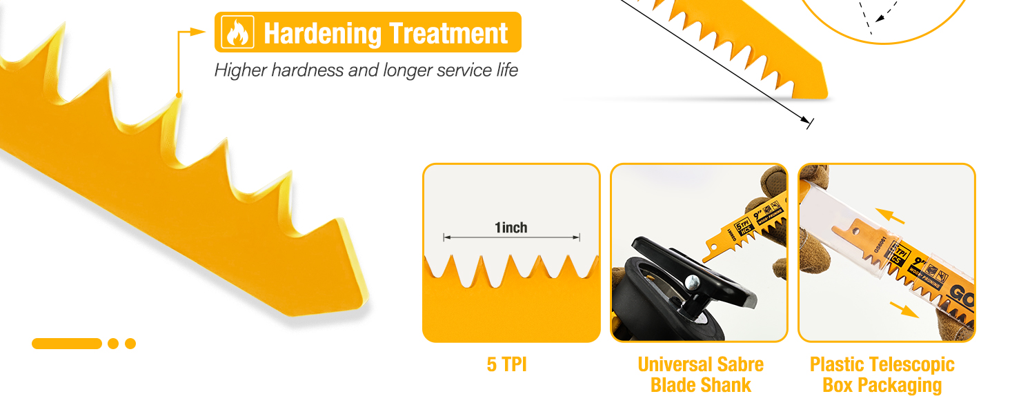 Wood Pruning Reciprocating Saw Blades,Sawzall blades,sawzall blades wood,wood sawzall blades