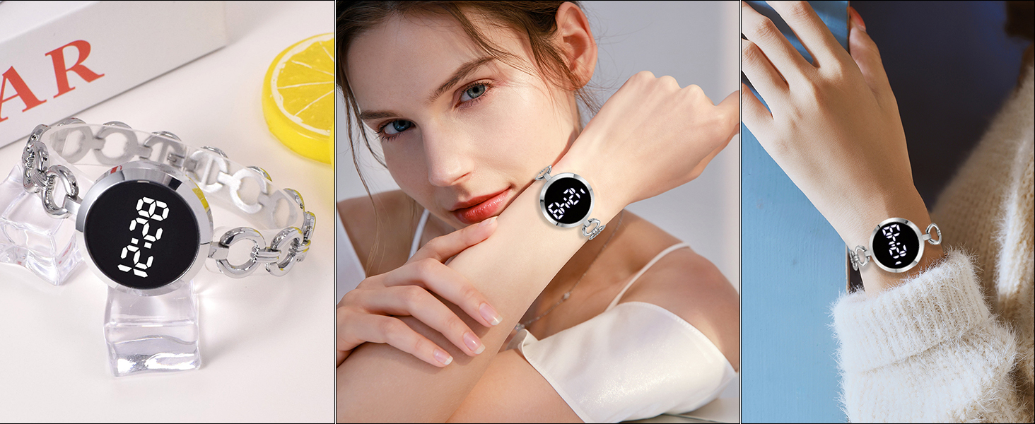 Classic Silver Women Watch