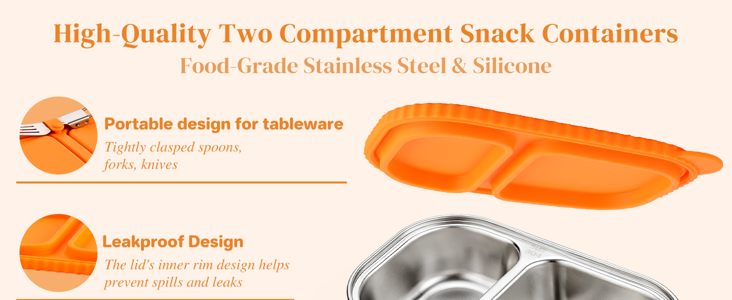 Stainless Steel Snack Containers
