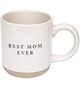 Sweet Water Decor Best Mom Ever Stoneware Coffee Mug | Mom Mug | Novelty Coffee Mugs | Microwave ...