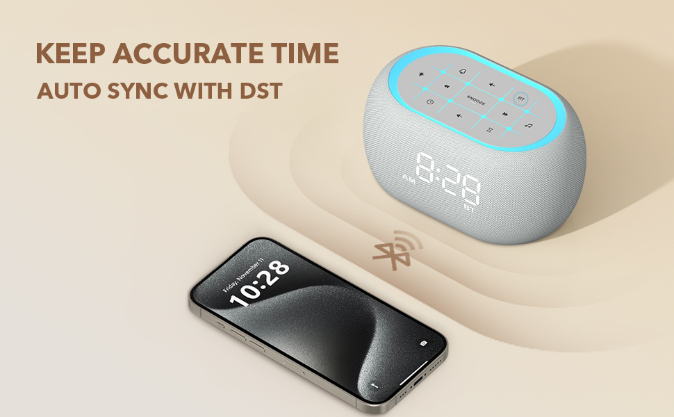 Bluetooth alarm clock