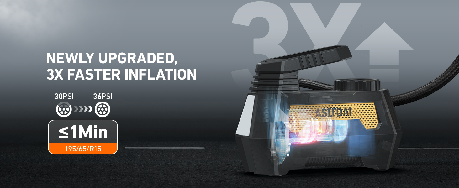 Tire Inflator Portable Air Compressor