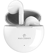 MAS CARNEY M2 True Wireless Earbuds Bluetooth 5.3 Headphones Touch Control with Wireless Charging...