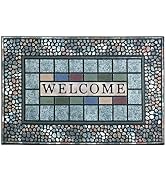 CHICHIC Entrance Door Mat Large 24 x 36 Inch Entry Way Doormat Front Door Rug Outdoor Heavy Duty ...