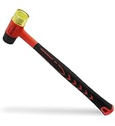 HOUSERAN Rubber Mallet, Rubber Mallet Hammer, Double-Face Hammer, Small Rubber Mallet, Rubber Ham...