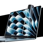 soonjet 2-Pack for MacBook Air 13.6 inch Screen Protector M4 M3 M2 2025-2022 [Notchless Full-Cove...