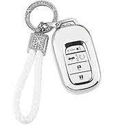PIFOOG Car Key Cover for Honda Civic 2022 2023 Accessories TPU Soft Keys Fob Shell Case 5 - Butto...